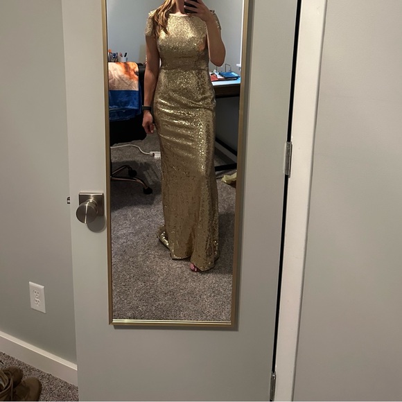 Champagne sparkly dress - Picture 1 of 3